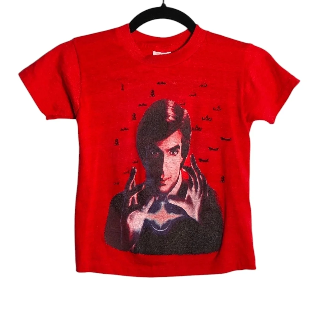 THE MAGIC OF DAVID COPPERFIELD Vintage 1980's Kids Shirt Single Stitch Size Med